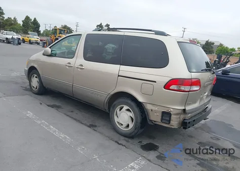 2001 Toyota Sienna Xle from USA, damaged, VIN 4T3ZF13C31U364461
